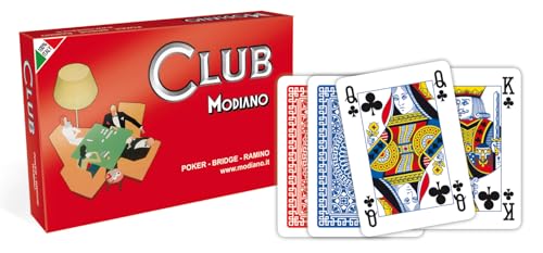 Modiano 300384 Poker, Ramino Rommé Spielkarten, Mehrfarbig von Modiano