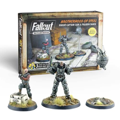 Modiphius Entertainment | Fallout Wasteland Warfare | Brotherhood of Steel: Knight-Captain Cade | Miniatures | Unpainted von Modiphius