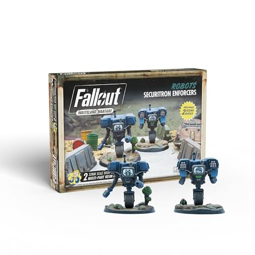 Modiphius Entertainment | Fallout Wasteland Warfare | Robots: Securitron Enforcers | Miniatures | Unpainted von Modiphius