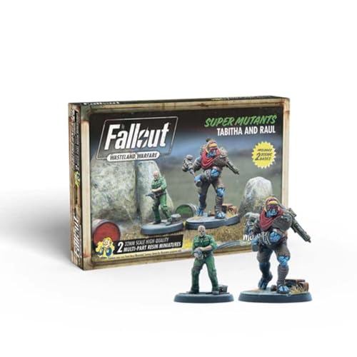 Modiphius Entertainment Fallout Wasteland Warfare Super Mutants Tabitha and Raul von Modiphius