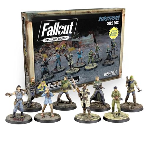 Modiphius Entertainment | Fallout Wasteland Warfare | Survivors: Core Box | Miniatures | Unpainted von Modiphius