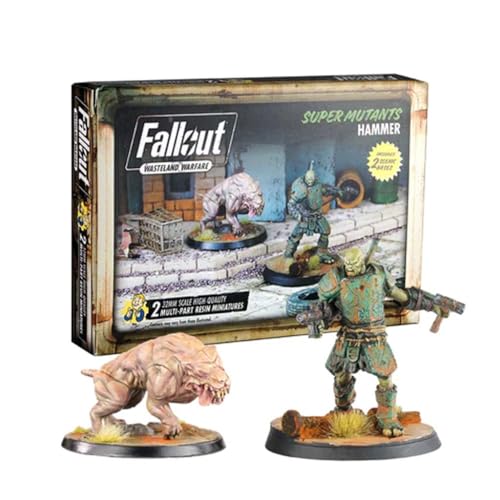 Modiphius Entertainment | Fallout Wasteland Warfare | Super Mutants: Hammer | Miniatures | Unpainted von Modiphius