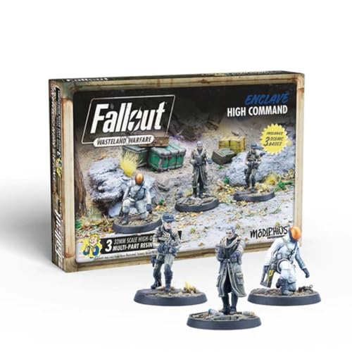 Modiphius Entertainment | Fallout Wasteland Warfare | Enclave: High Command | Miniatures | Unpainted von Modiphius