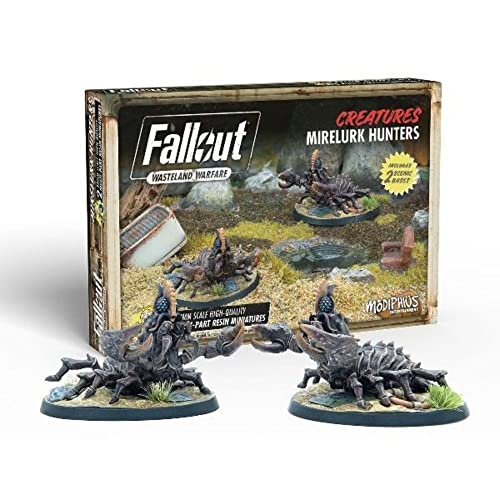 Modiphius Entertainment | Fallout Wasteland Warfare | Creatures: Mirelurk Hunters | Miniatures | Unpainted von Modiphius