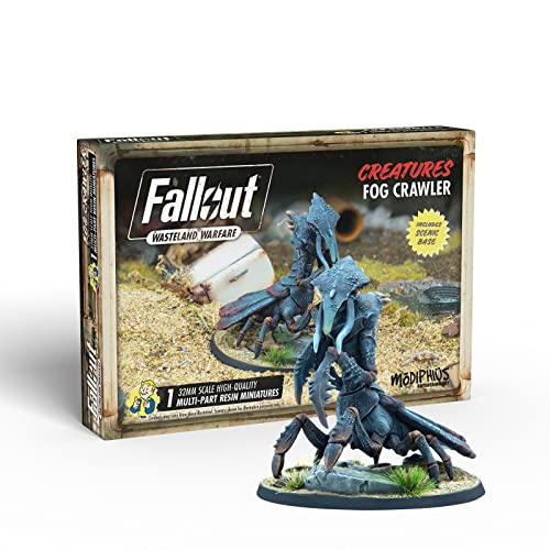 Modiphius Entertainment | Fallout Wasteland Warfare | Creatures: Fog Crawler | Miniatures | Unpainted von Modiphius