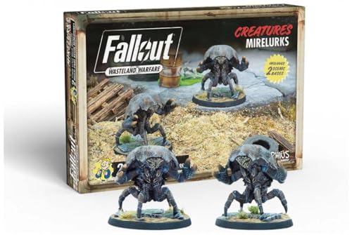 Modiphius Entertainment | Fallout Wasteland Warfare | Creatures: Mirelurks | Miniatures | Unpainted von Modiphius