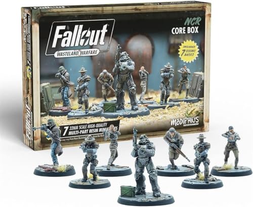 Modiphius Entertainment | Fallout Wasteland Warfare | NCR: Core Box | Miniatures | Unpainted von Modiphius