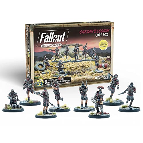 Modiphius Entertainment | Fallout Wasteland Warfare | Caesar's Legion: Core Box | Miniatures | Unpainted von Modiphius