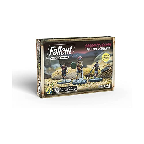 Modiphius Entertainment | Fallout Wasteland Warfare | Caesar's Legion: Military Command | Miniatures | Unpainted von Modiphius