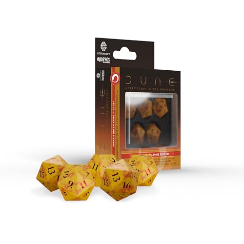 Modiphius Entertainment MUH052171 Dune Dice Set Arrakis von Modiphius