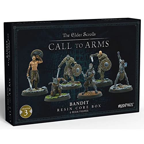 Modiphius Entertainment | The Elder Scrolls: Call to Arms | Bandit Core Set | Miniature Game | Unpainted von Modiphius