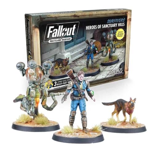 Modiphius Entertainment | Fallout Wasteland Warfare | Survivors: Heroes of Sanctuary Hills | Miniatures | Unpainted von Modiphius