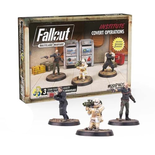 Modiphius Entertainment MUH051809 Fallout: Wasteland Warfare - Institute Covert Ops (Minis and Scenics Box Set) von Modiphius