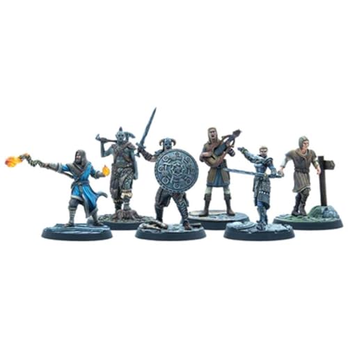 Modiphius Entertainment | The Elder Scrolls: Call to Arms | Adventurer Wanderers | Miniature Game | Unpainted von Modiphius