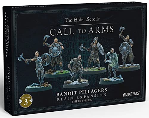 Modiphius Entertainment | The Elder Scrolls: Call to Arms | Bandit Pillagers | Miniature Game | Unpainted von Modiphius