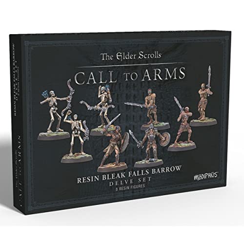 Modiphius Entertainment | The Elder Scrolls: Call to Arms | Bleak Falls Barrow Resin Set | Miniature Game | Unpainted von Modiphius