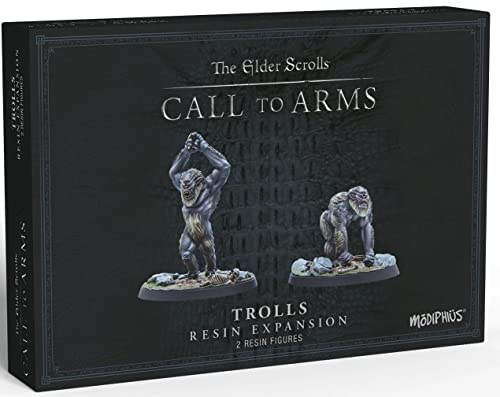 Modiphius Entertainment | The Elder Scrolls: Call to Arms | Trolls | Miniature Game | Unpainted von Modiphius