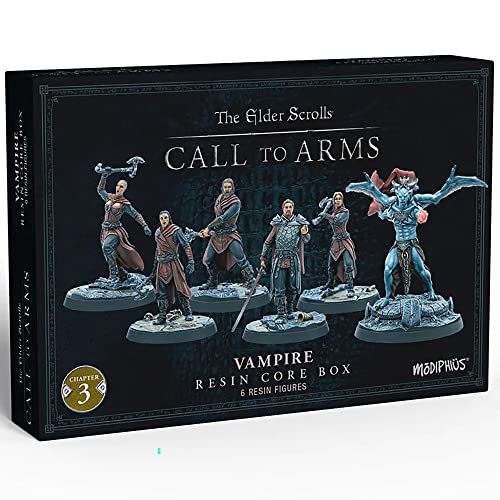 Modiphius Entertainment | The Elder Scrolls: Call to Arms | Vampire Core Set | Miniature Game | Unpainted von Modiphius