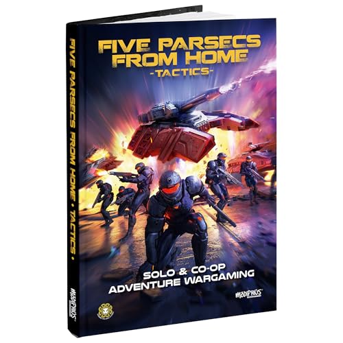 Modiphius Entertainment: Five Parsecs from Home: Tactics - Hardcover RPG Book, Tabletop Roleplay, New Setting & Mechanics, 212 pgs Full Color von Modiphius