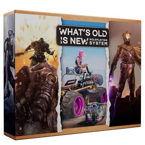 Modiphius Entertainment: WOIN Starter Box Set - What's Old is New Roleplaying System, Tabletop RPG, All-in-One Kit Includes Booklets, Maps & Dice von Modiphius