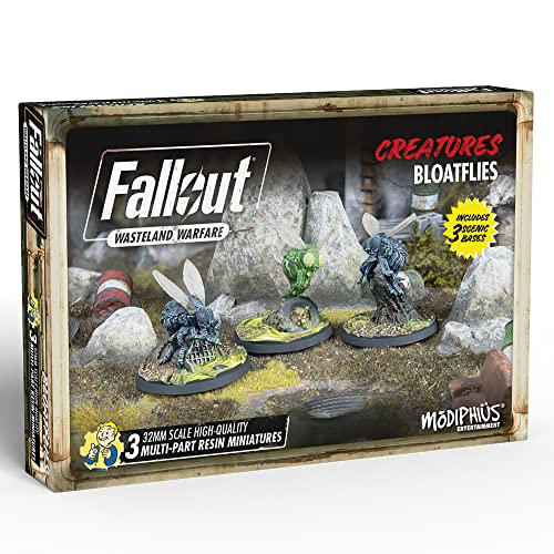 Modiphius Entertainment | Fallout Wasteland Warfare | Creatures: Bloatflies | Miniatures | Unpainted von Modiphius