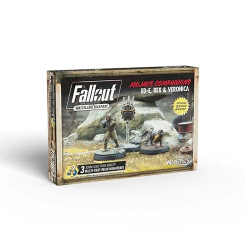 Modiphius Entertainment | Fallout Wasteland Warfare | Ed-E, Rex and Veronica | Miniatures | Unpainted von Modiphius