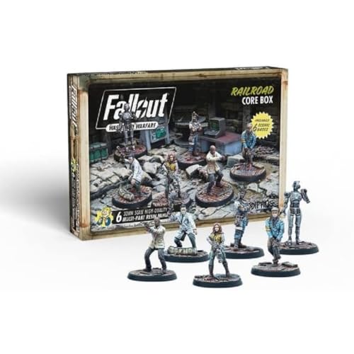 Modiphius Entertainment | Fallout Wasteland Warfare | Railroad: Core Box | Miniatures | Unpainted von Modiphius