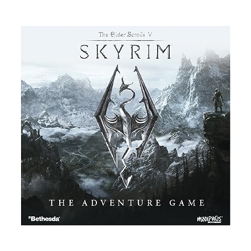 Modiphius The Elder Scrolls: Skyrim – Abenteuer-Brettspiel, Brettspiel, ab 14 Jahren, 1-4 Spieler, 60-120 Minuten Spielzeit von Modiphius