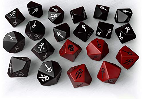 Nosolorol AC035 Würfel für Brettspiel „Vampire“, neutrale Farbe von Modiphius