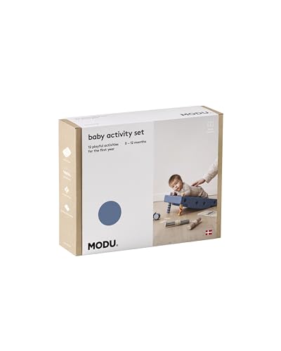 Modu Baby Activity Set Deep Blue blau - 12 Spielmöglichkeiten - ab 0 Monaten NEU - schönes Geschenk von Modu