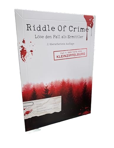 Riddle of Crime Fall 1 - Der Tote von Kleinzipfelburg Krimispiel Ermittler-Spiel 2. überarbeitete Auflage von MoenusVerlag