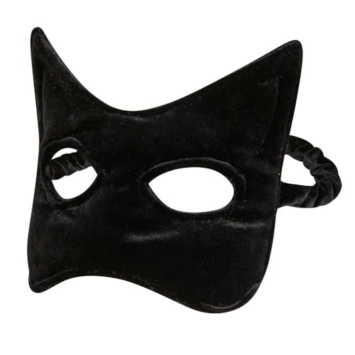 Moi Mili Katzen-Halbmaske für Kinder-Kostüme Samt Kostüm-Zubehör Maskerade Karneval Elegant Weich von Moi Mili