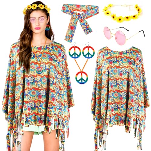 Moiuguli Hippie Kostüm Damen von Moiuguli