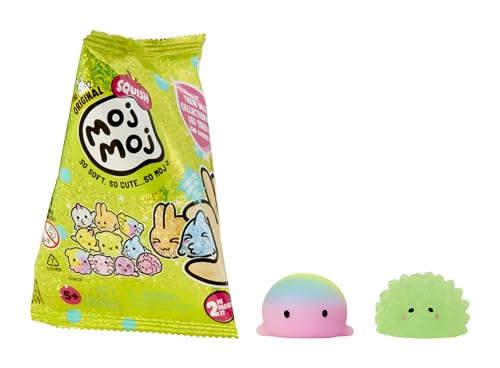 Moj Moj Die Original Squish Serie 1 - Sammelfigur, mit 2 Squishies, Sensorisches Spielzeug, Geschenke für den Osterkorb, Partygeschenke für Kinder ab 5 Jahren von Moj Moj