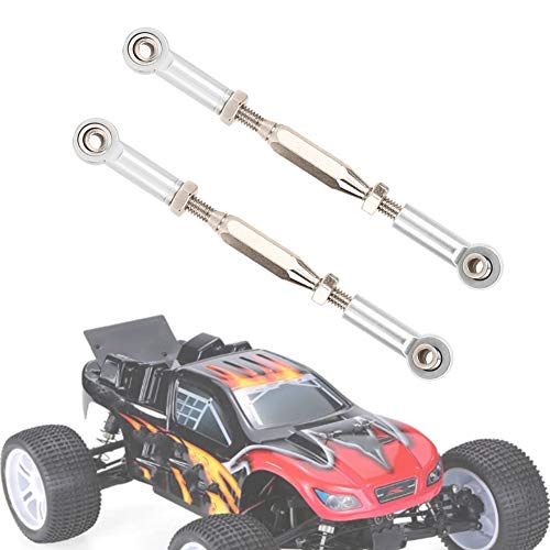 Mokernali 6-teiliges verstellbares Spurstangengestänge, RC-Car-Spurstangenset, verstellbare Servoglieder, Spurstange, Spurstangen-Set für RC-Autozubehör von Mokernali