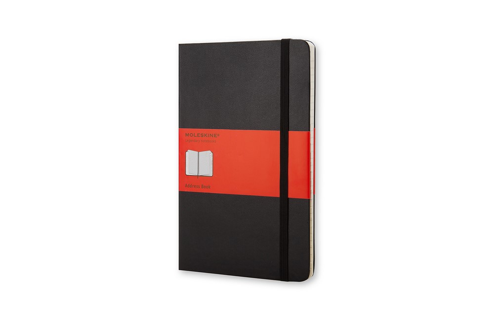 Moleskine Adressbuch Pocket Hardcover Schwarz, liniert von Moleskine