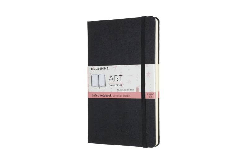 Moleskine Bullet Notebook Art Kollektion Large Hardcover Schwarz von Moleskine