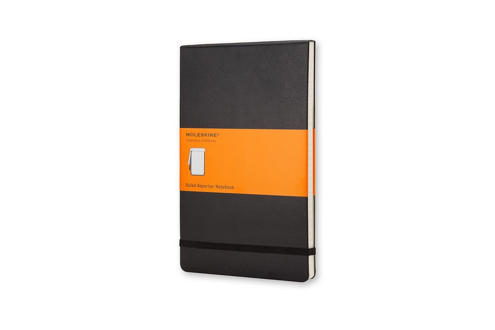 Moleskine Notizblock Reporter Klassik Pocket Hardcover schwarz, liniert von Moleskine