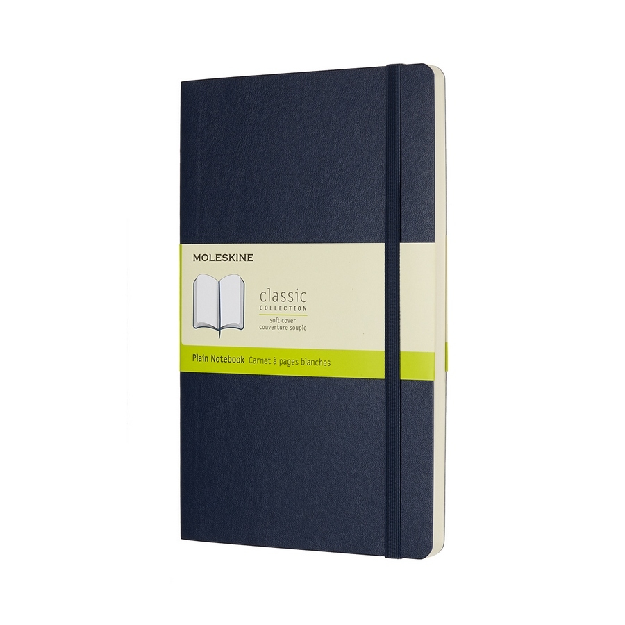 Moleskine Notizbuch Klassik Large Softcover Saphir, blanko von Moleskine