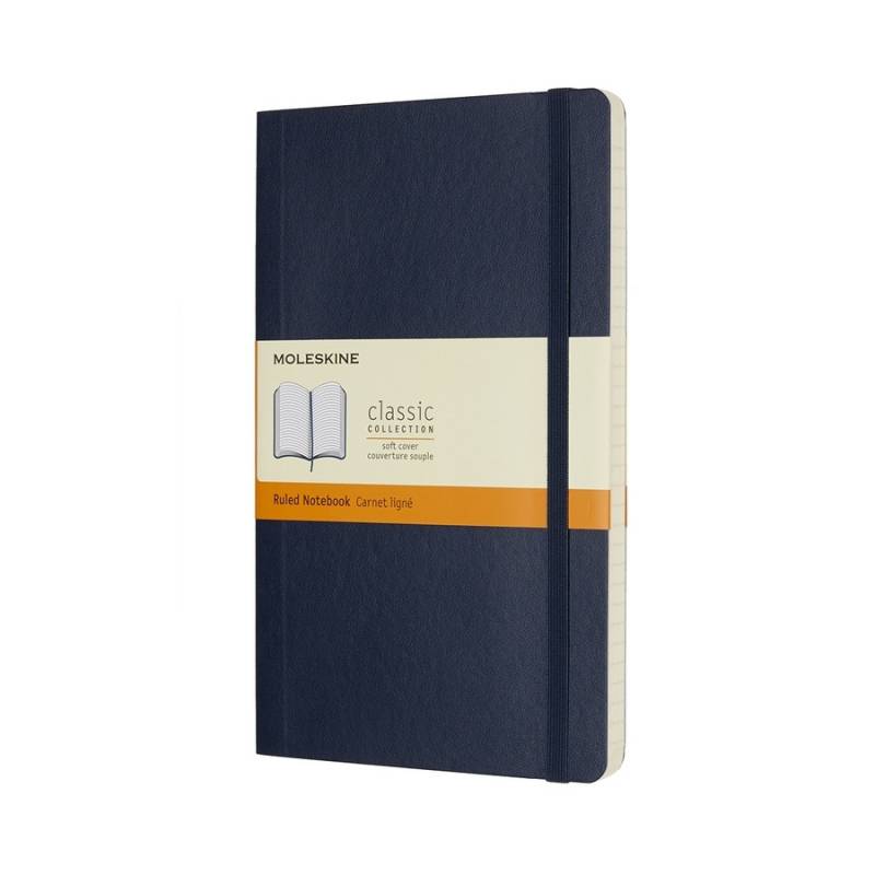 Moleskine Notizbuch Klassik Large Softcover Saphir, liniert von Moleskine