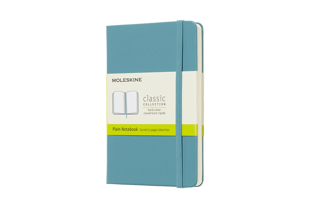 Moleskine Notizbuch Klassik Pocket Hardcover Riff Blau, blanko von Moleskine