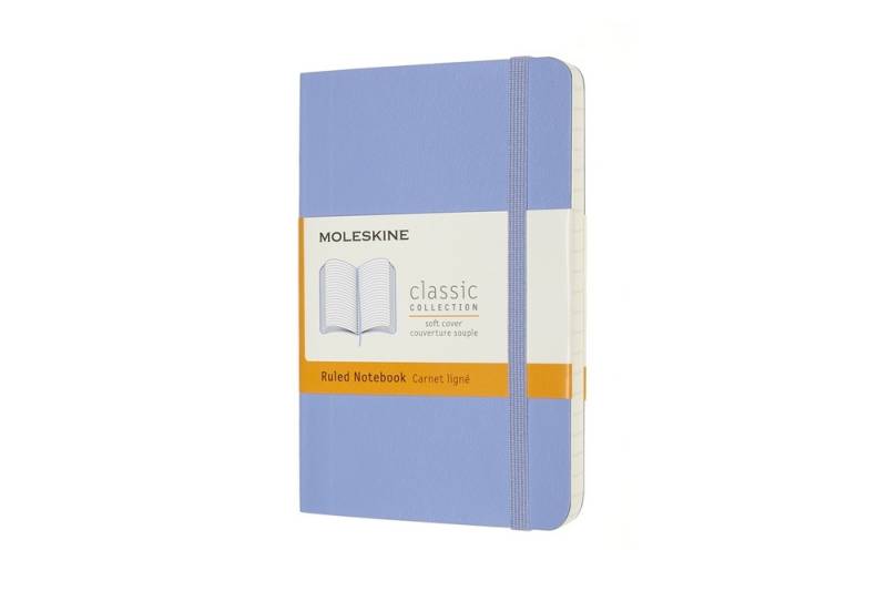 Moleskine Notizbuch Klassik Pocket Softcover Hortensienblau, liniert von Moleskine