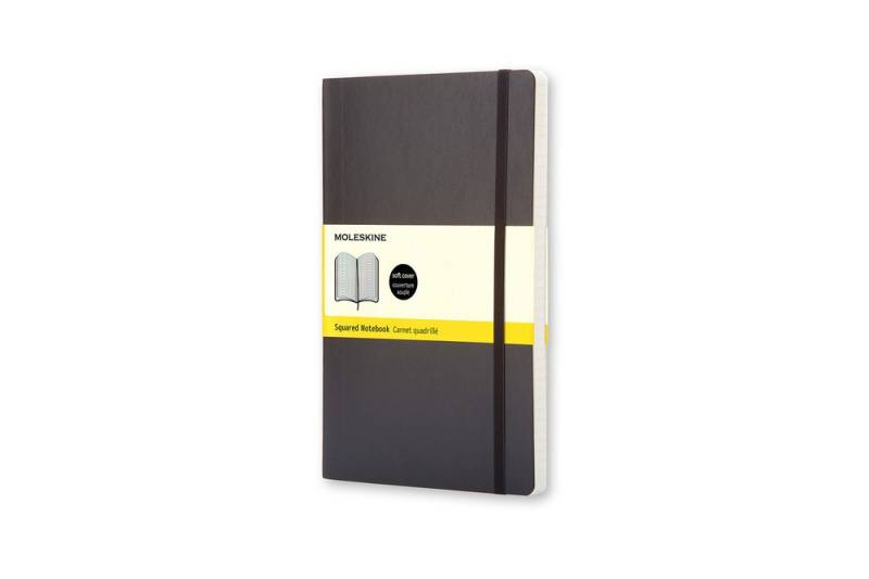 Moleskine Notizbuch Klassik Pocket Softcover Schwarz, kariert von Moleskine