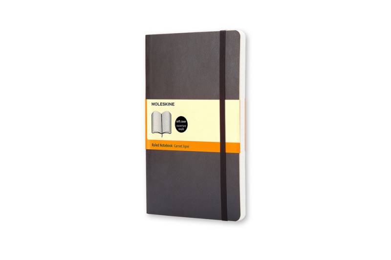 Moleskine Notizbuch Klassik Pocket Softcover Schwarz, liniert von Moleskine