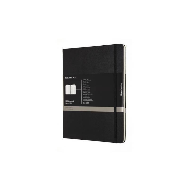 Moleskine Notizbuch PRO XL Hardcover Schwarz, liniert von Moleskine