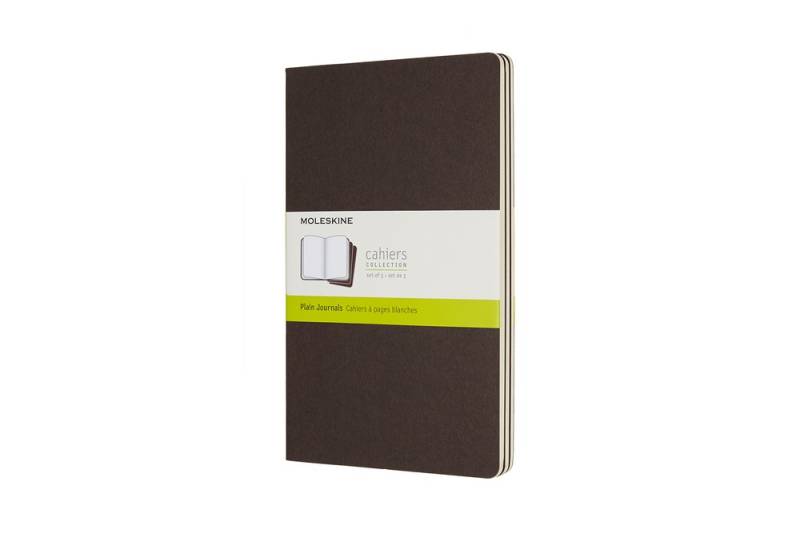 Moleskine Notizheft Cahier Large Softcover 3er Set von Moleskine