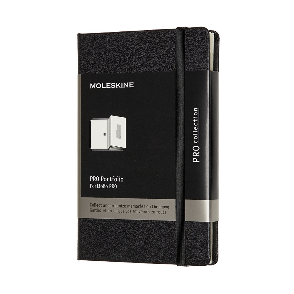 Moleskine Visitenkartenhalter PRO Portfolio Pocket Hardcover schwarz von Moleskine