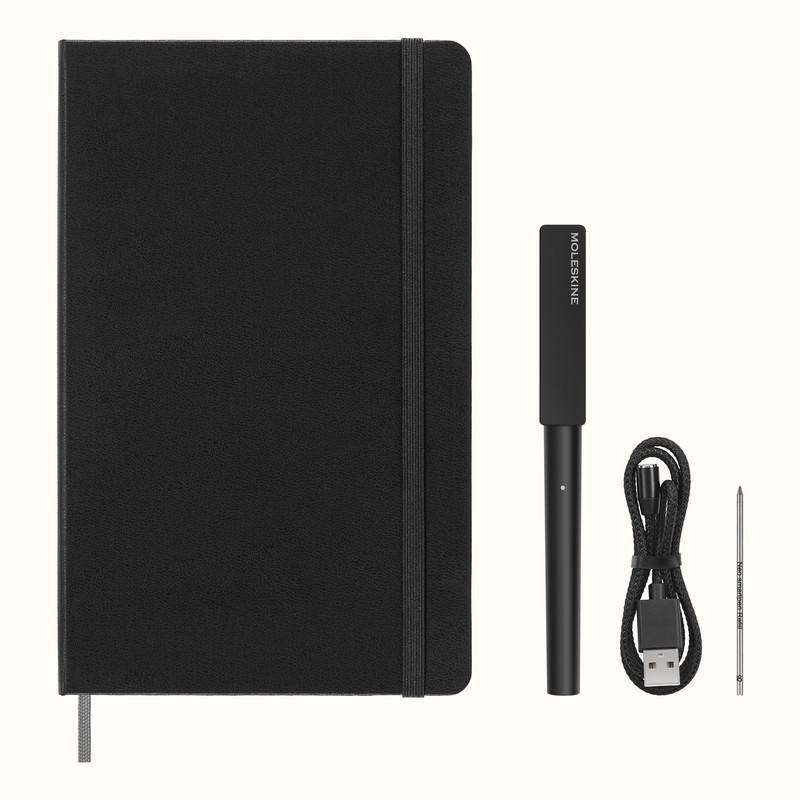 Moleskine Smart Writing Set Large Schwarz Liniert von Moleskine