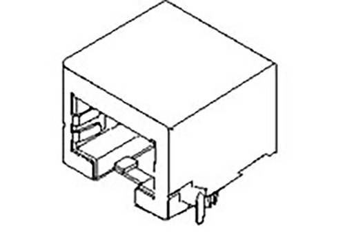 Molex Cat 3 Mod Jack/Plug 955406880 Buchse Schwarz von Molex