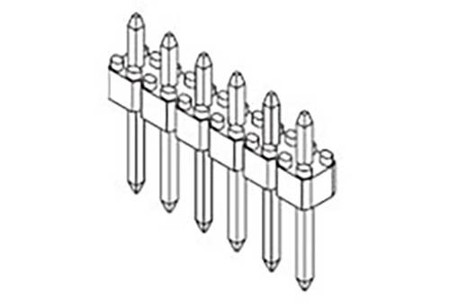 Molex Stiftleiste (Standard) Anzahl Reihen: 1 901200764 Tray von Molex